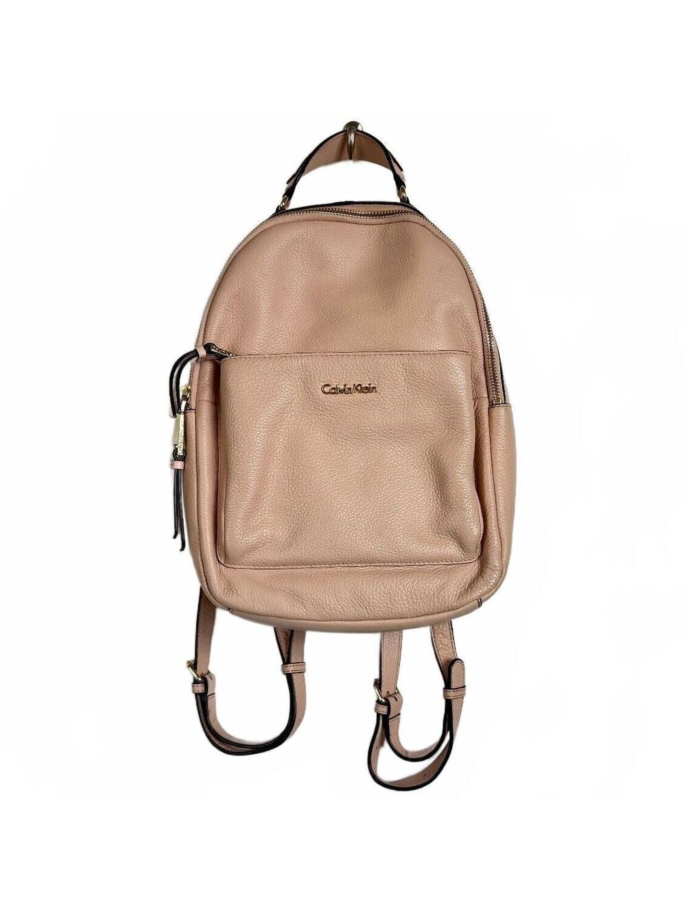 Calvin Klein pink backpack Gold hardware